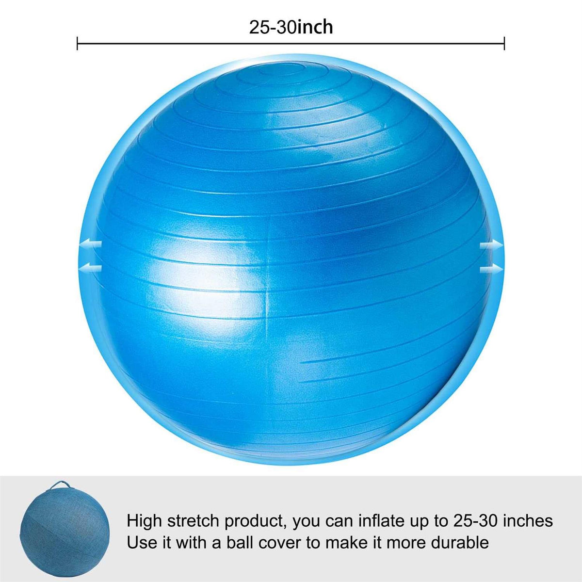 30 Inch Anti-Burst Horse Herding Ball with Pump W185674