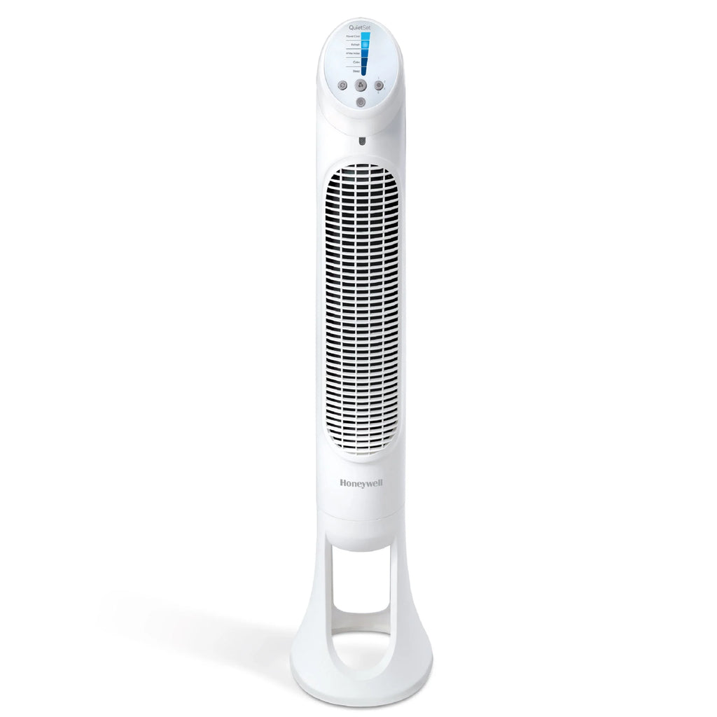 Black QuietSet Oscillating Electric Tower Fan X3847