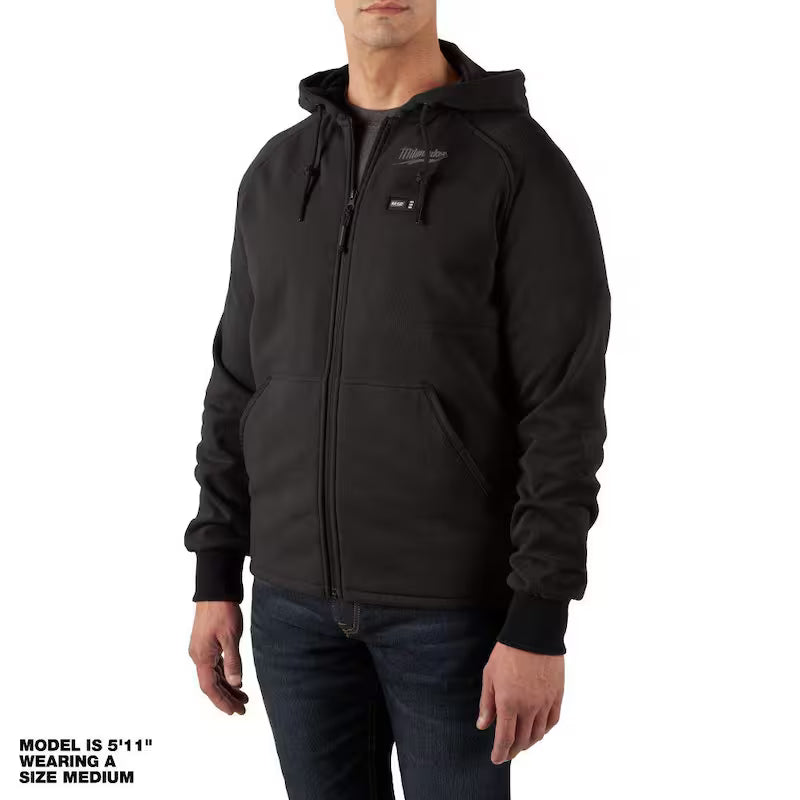 Men's Black Heated Jacket Hoodie Kit X190