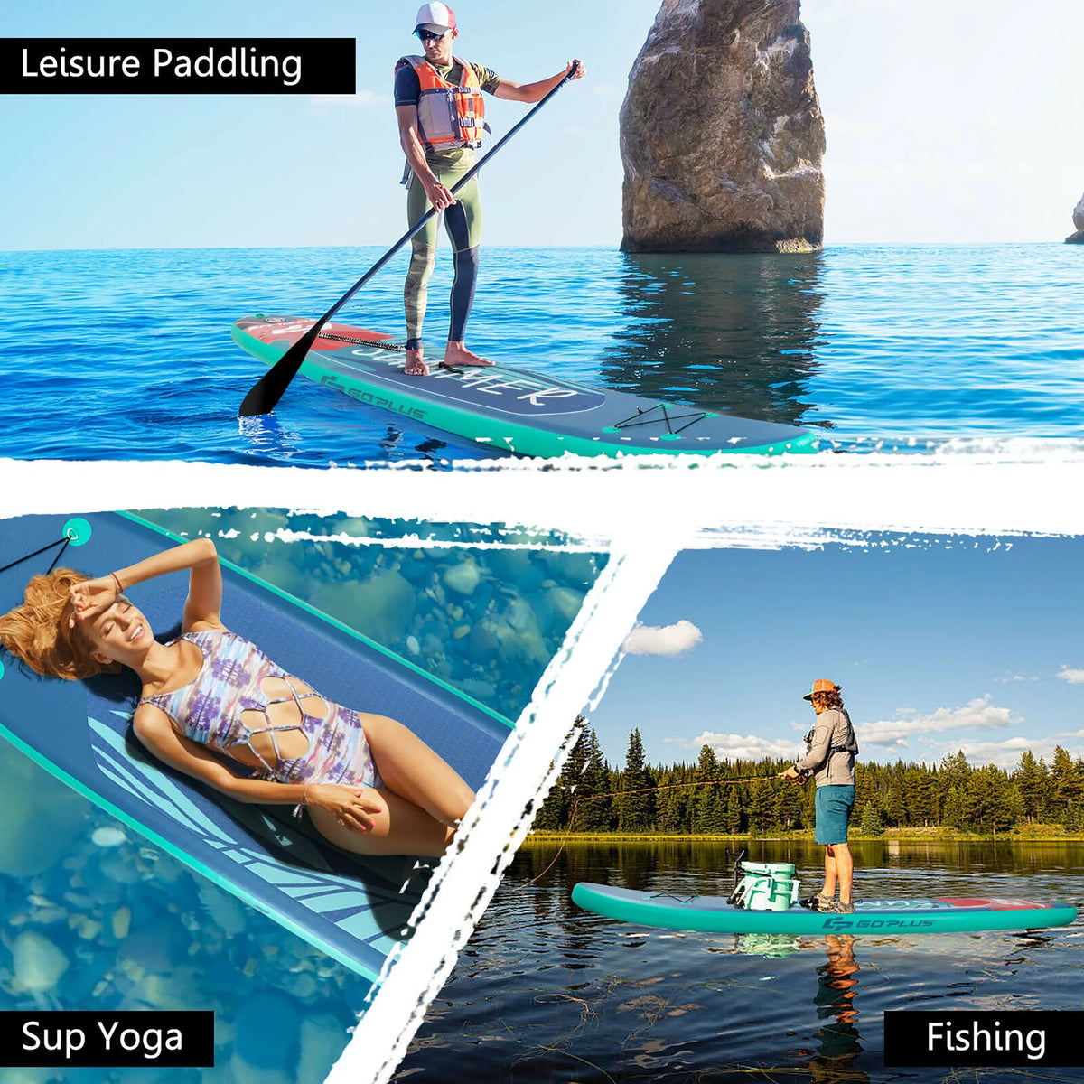 10.5ft Inflatable Stand Up Paddle Board O596