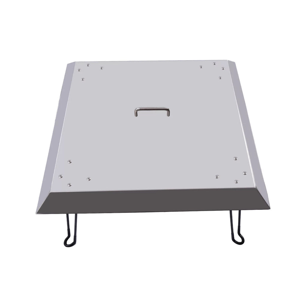 Stainless Steel Square Fire Pit Heat Deflector V489192