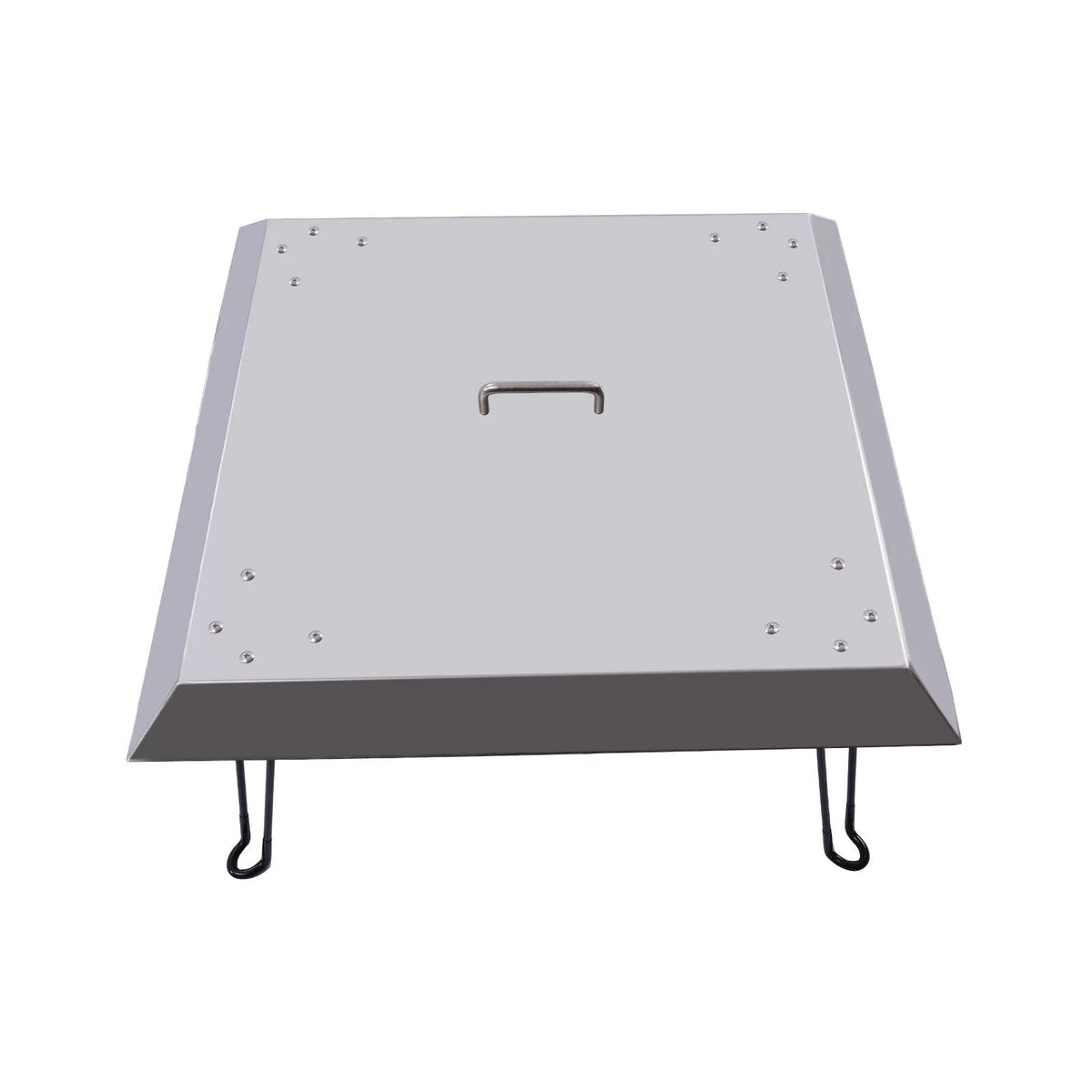 Stainless Steel Square Fire Pit Heat Deflector V489192