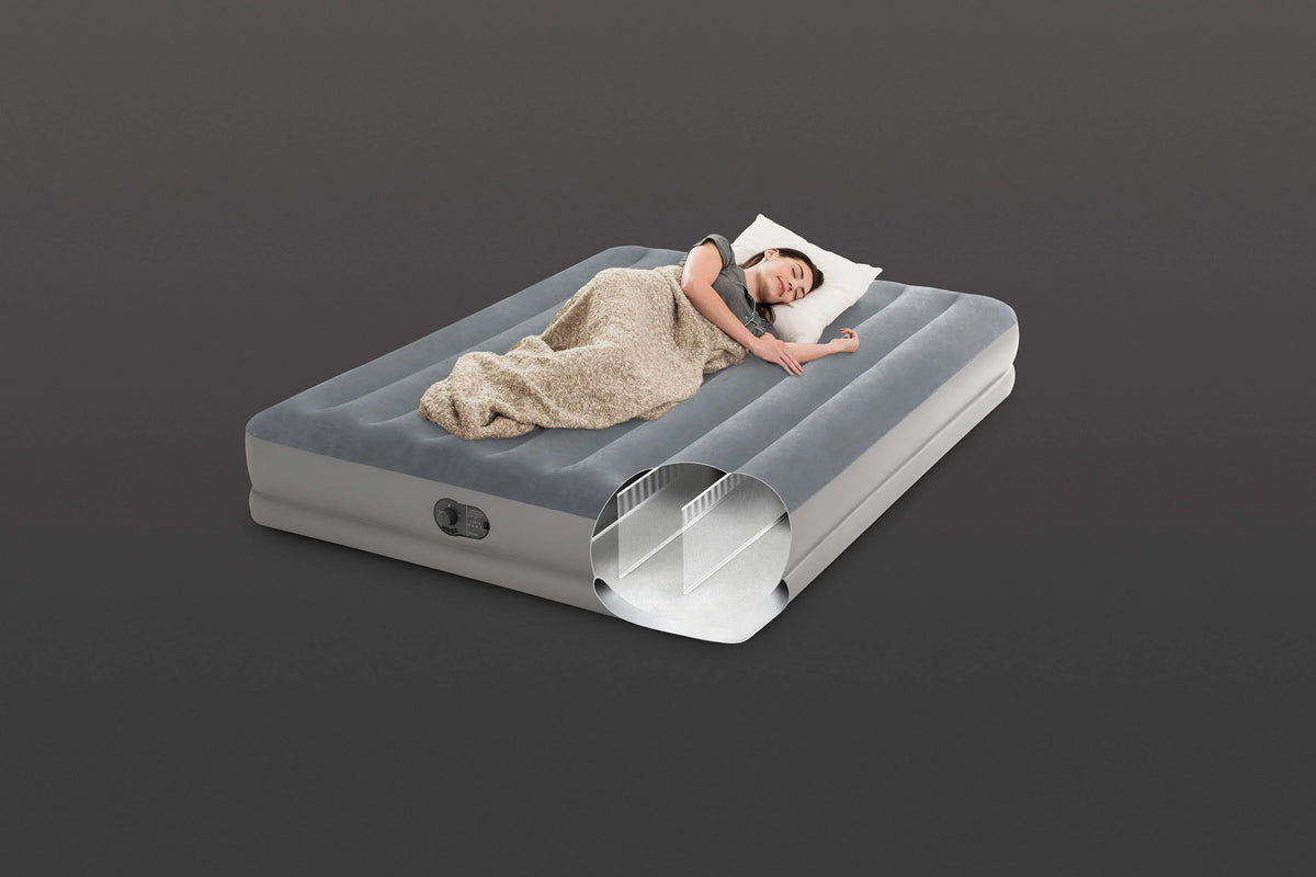 Queen Air Mattress Bed with USB Pump F948056