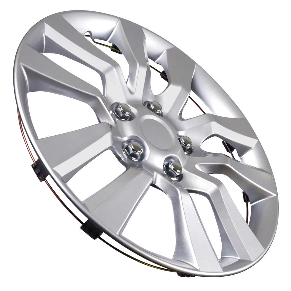 16 Inch Silver Wheel Covers (4 Pieces) B7500