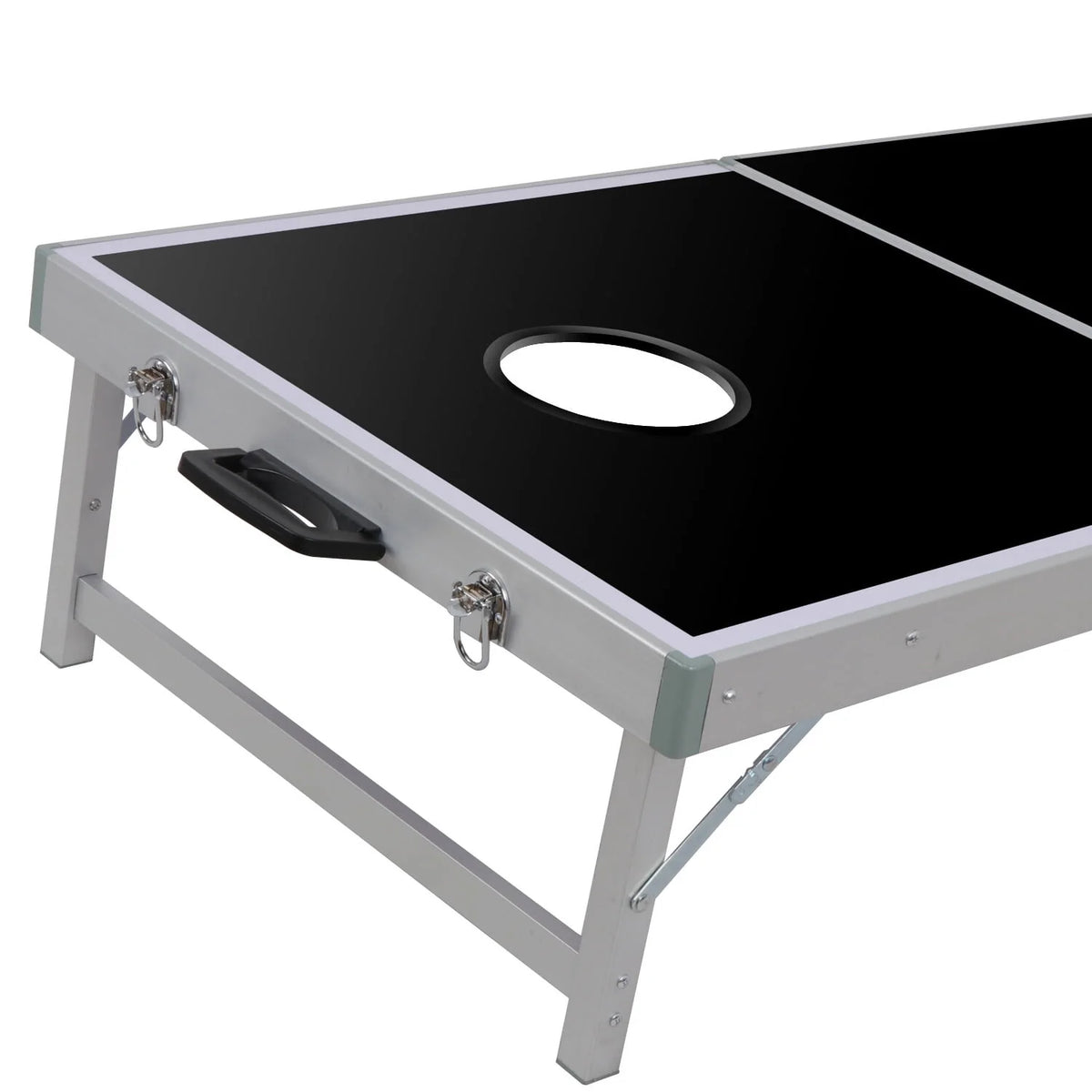 4FT x 2FT Aluminum Cornhole Game Board Set with Carry Case C2057