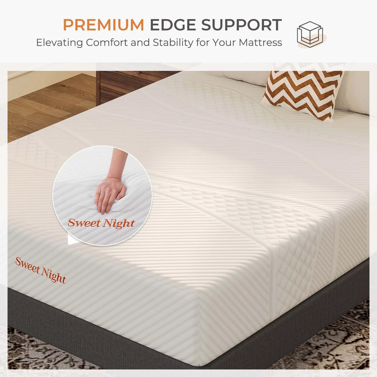10'' Cooling Gel Memory Foam Queen Size Mattress Z5641