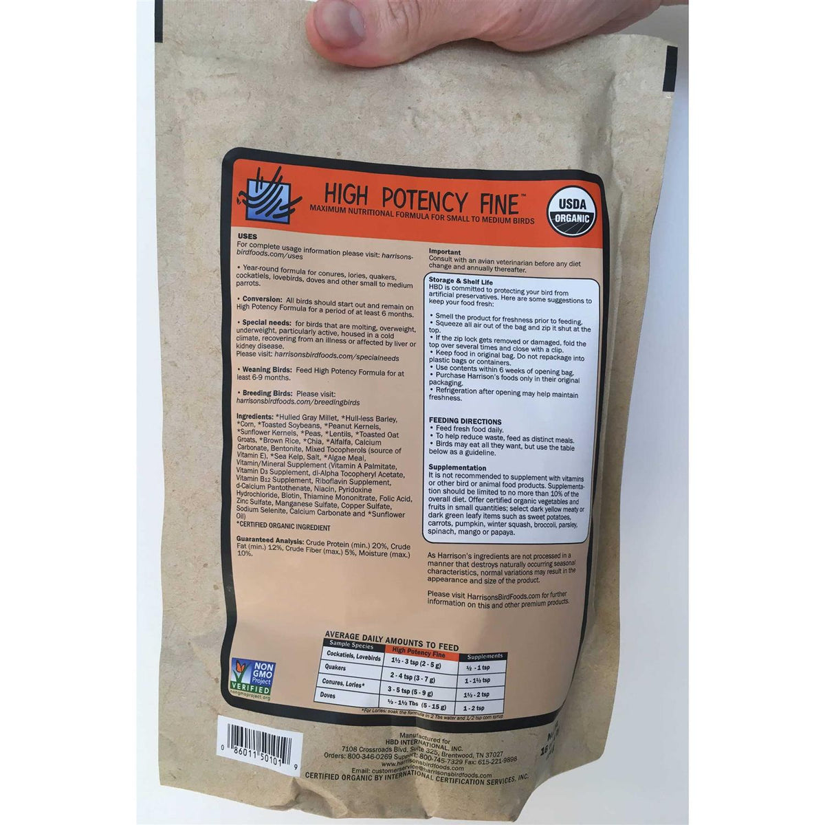 High Potency Fine Bird Foods W247230