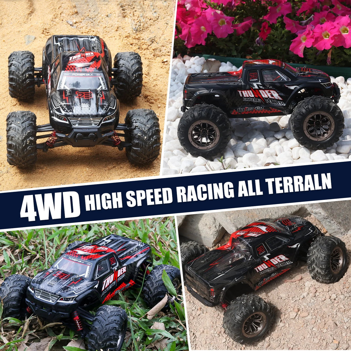 Remote Control Car 1:16 4WD Off Road Monster Truck I900