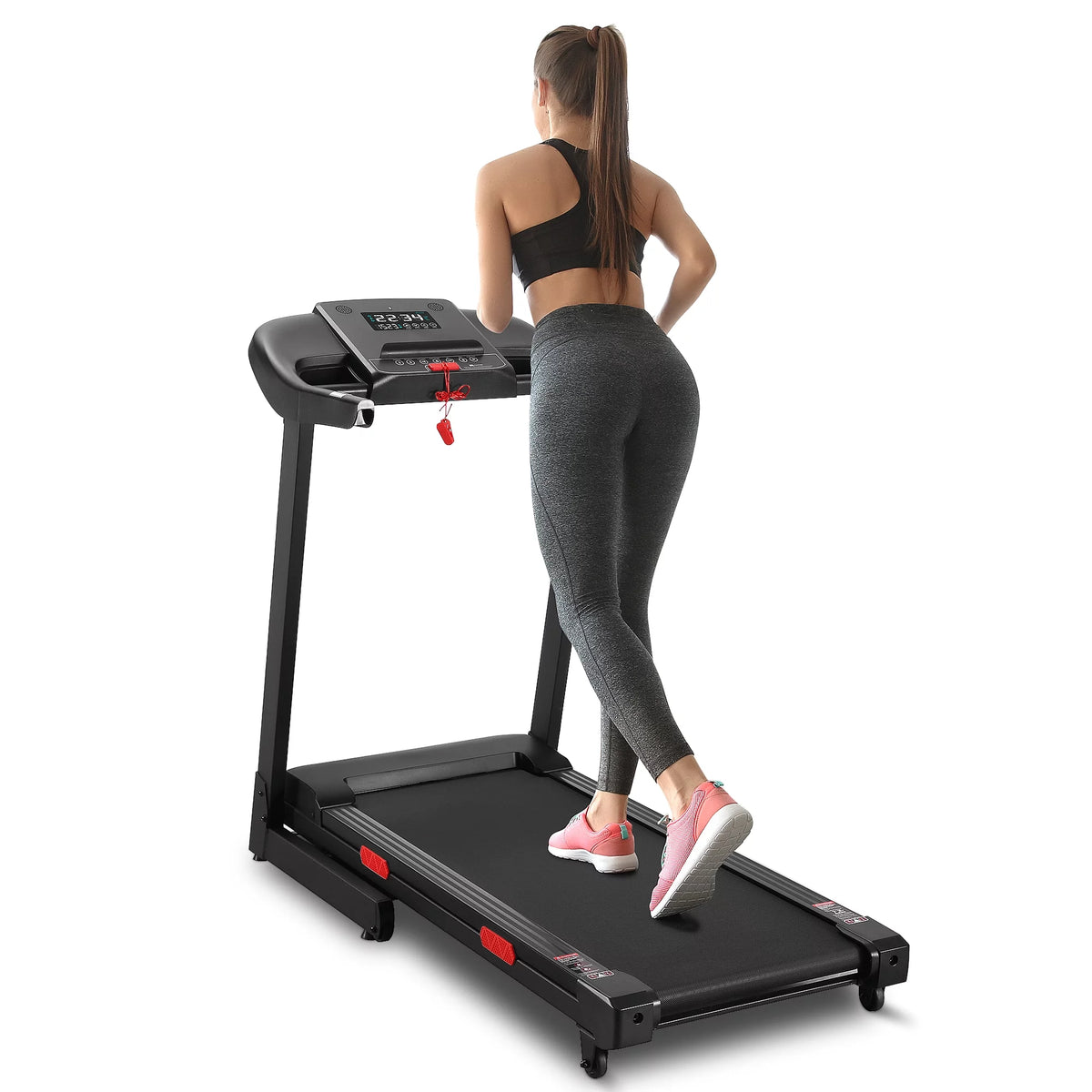 17 Wide Electric Folding Treadmill with Auto Incline H770