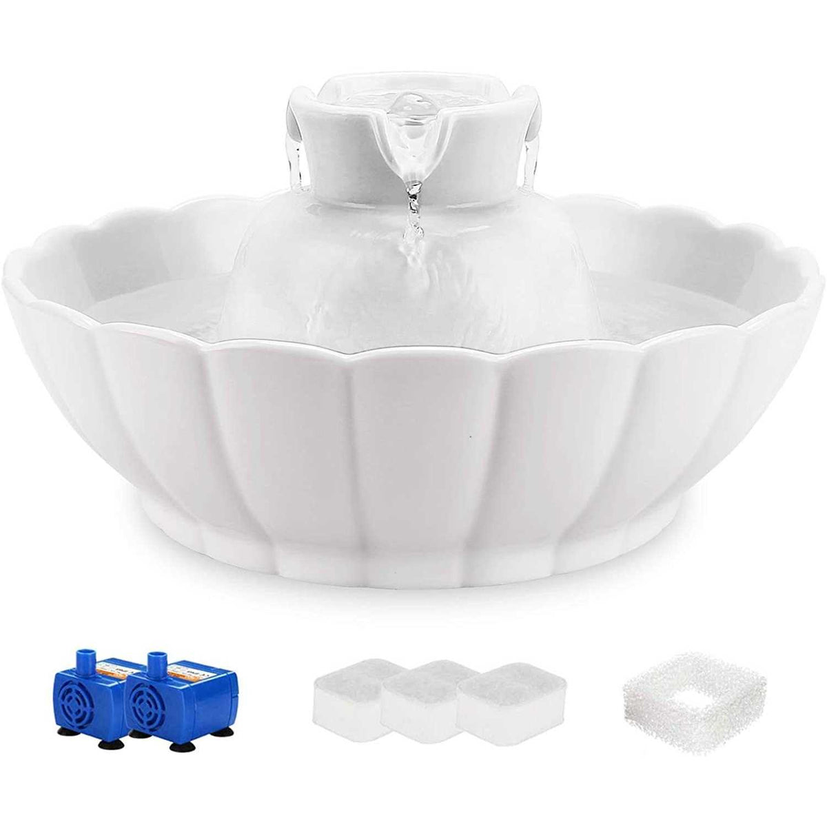 Ceramic Water Fountain for Cat & Dog X6026